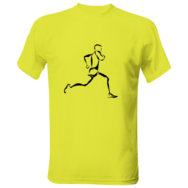 Pánské funkční tričko s potiskem Běžec - funkční