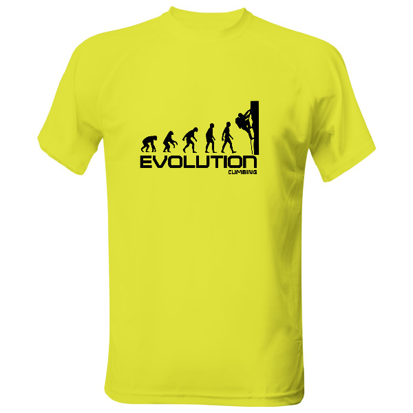 Pánske funčné tričko s potlačou Evoluce climbing - funkční