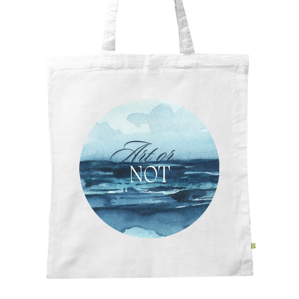 BIO platená taška s potlačou Art or Not