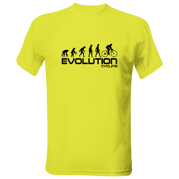 Pánské funkční tričko s potiskem Evolution cycling - funkční