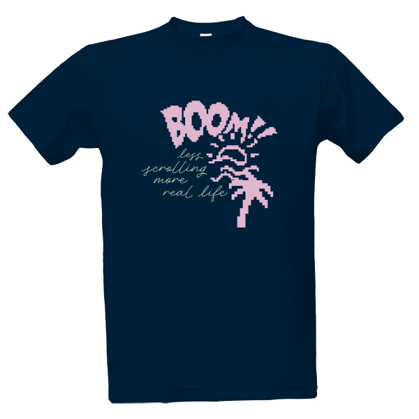 Tričko s potlačou BOOM
