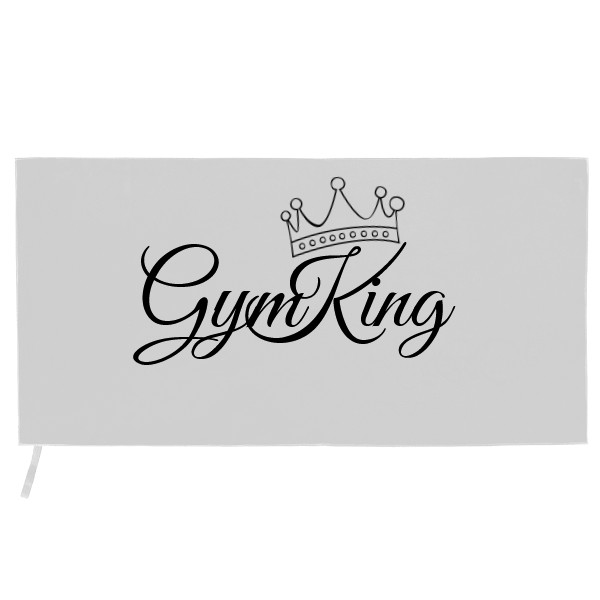 Športový uterák z mikrovlákna s potlačou gymking - ručník