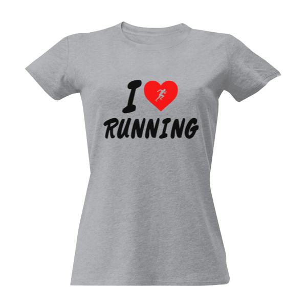 Tričko s potiskem I love running