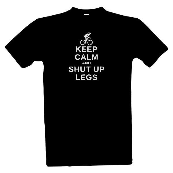 Tričko s potiskem Keep calm - cyklistika