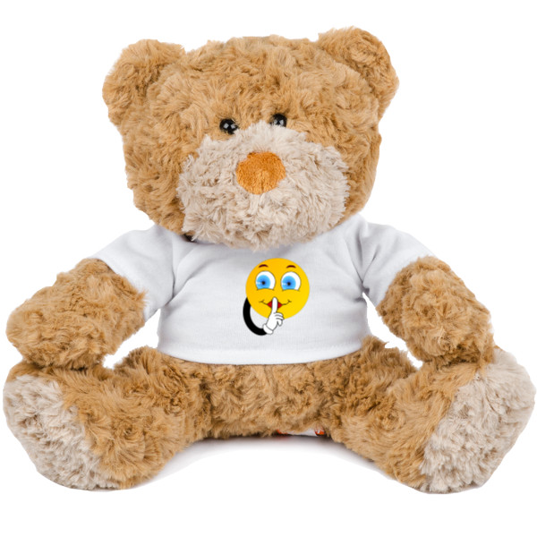 Medvedík Teddy s potlačou medvídek se smajlíkem