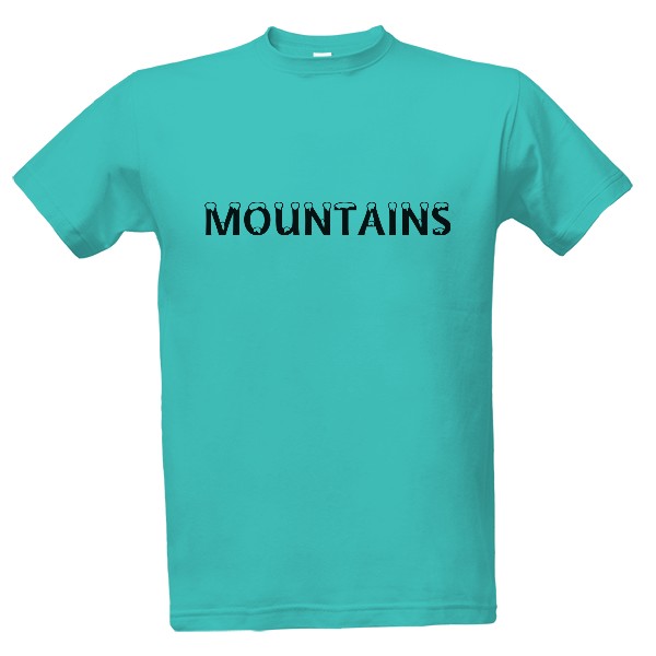 Tričko s potiskem Mountains
