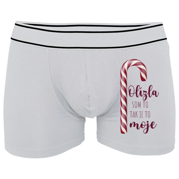 Boxerky Kariban s potlačou Olizla som to, tak je to moje