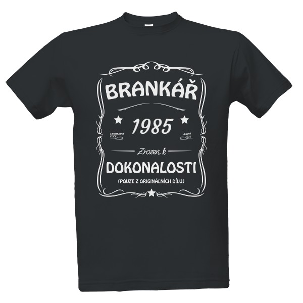 Tričko s potiskem Brankář - narozeniny