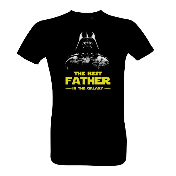 Tričko s potlačou The best father in the galaxy