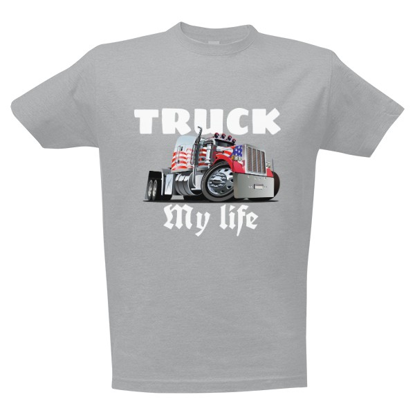 Tričko s potlačou Trucker 1