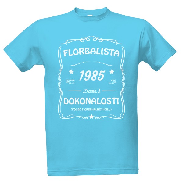 Tričko s potlačou Florbalista - narozeniny