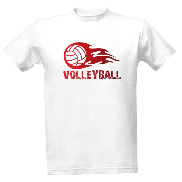 Tričko s potiskem Volleyball