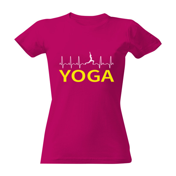 Tričko s potlačou Yoga EKG