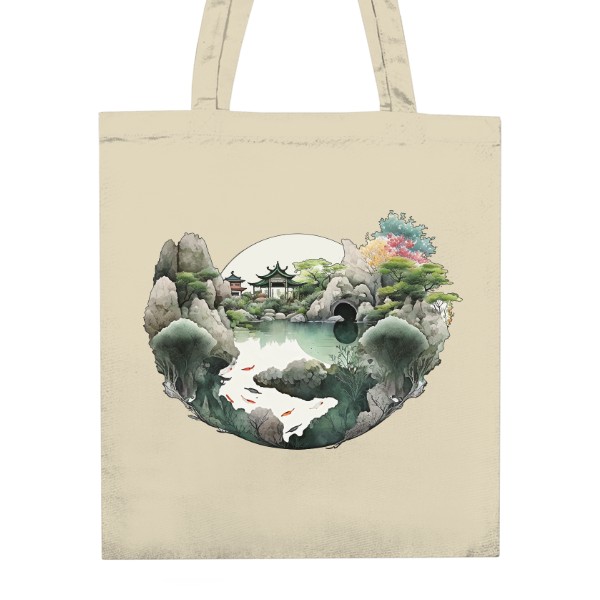 Nákupní taška unisex s potlačou Zen